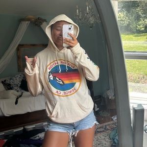 Aviator Nation White Hoodie